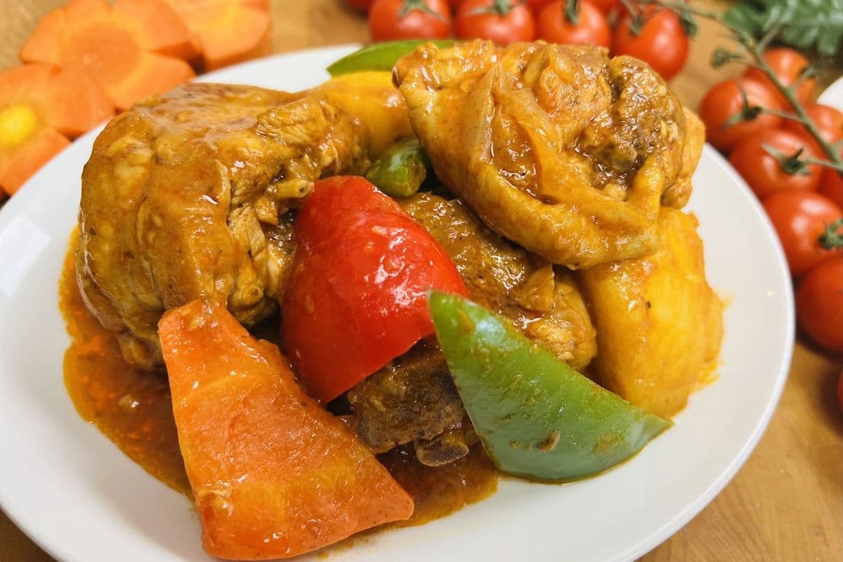 Chicken Afritada (Slightly Spicy)