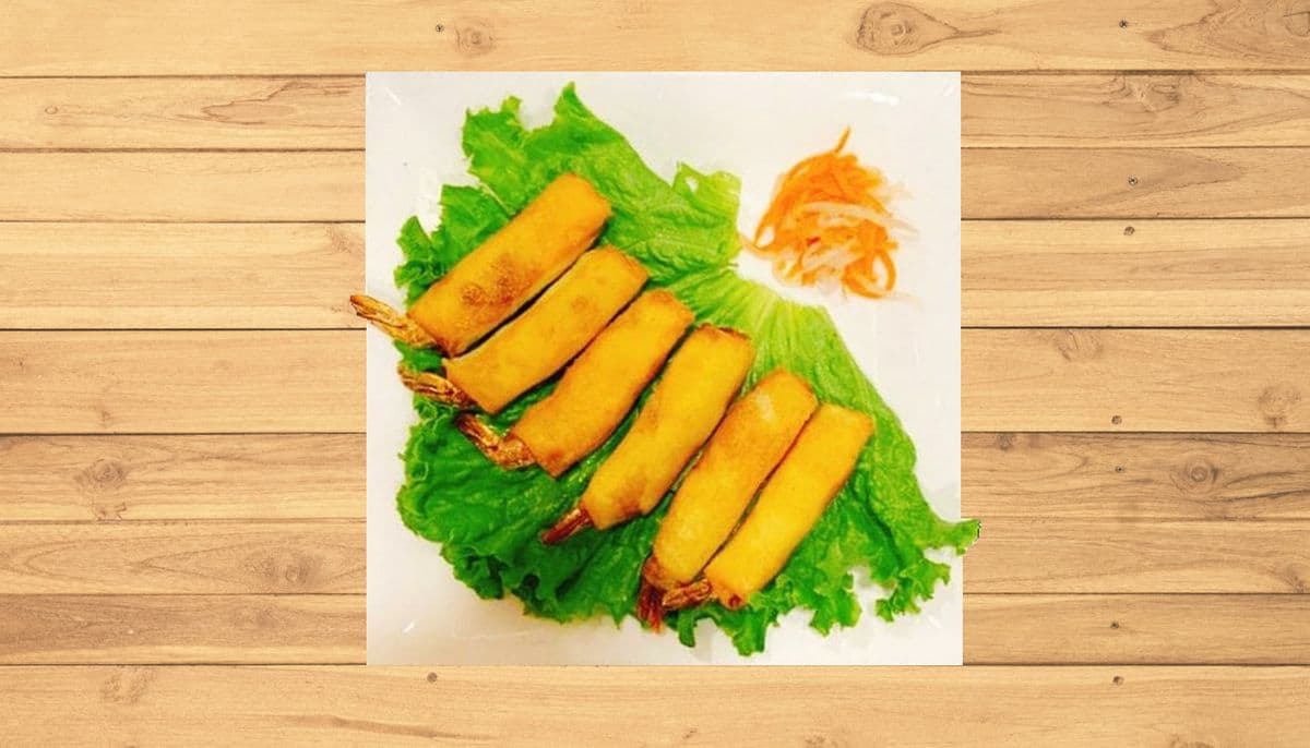 114. Rocket Shrimp Rolls