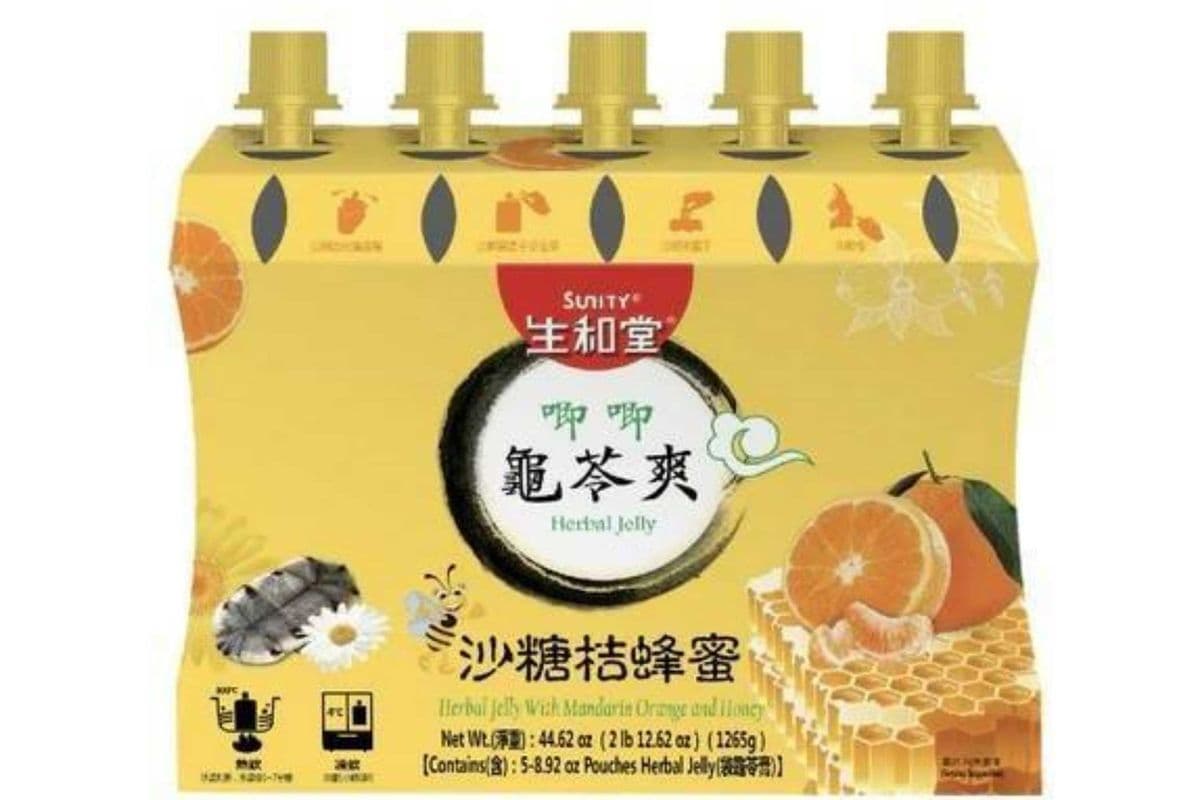 Sunity · Herbal Jelly Pouch (Mandarin Orange and Honey) (253g x5)