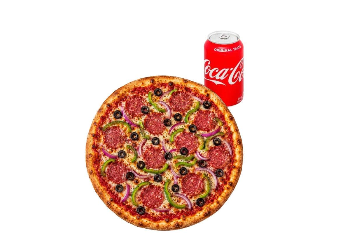 COMBO 1 – SMALL PIZZA & POP COMBO DEAL