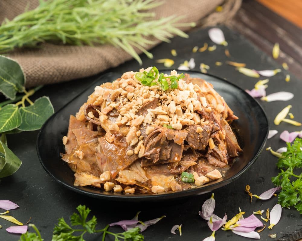 Sliced Beef and Ox Tongue in Chili Sauce