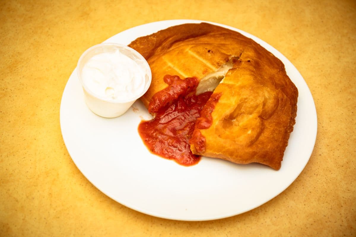 Panzerotto with Pizza Sauce and Mozzarella