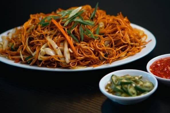 Manchurian Chicken Chow Mein