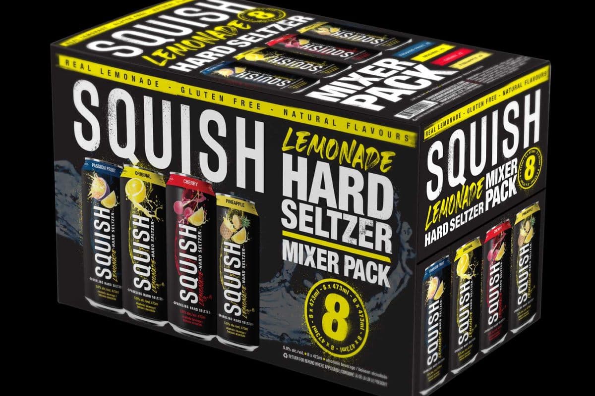 Squish Lemonade Mixed (8 Pack) (8 x 473ml Cans)