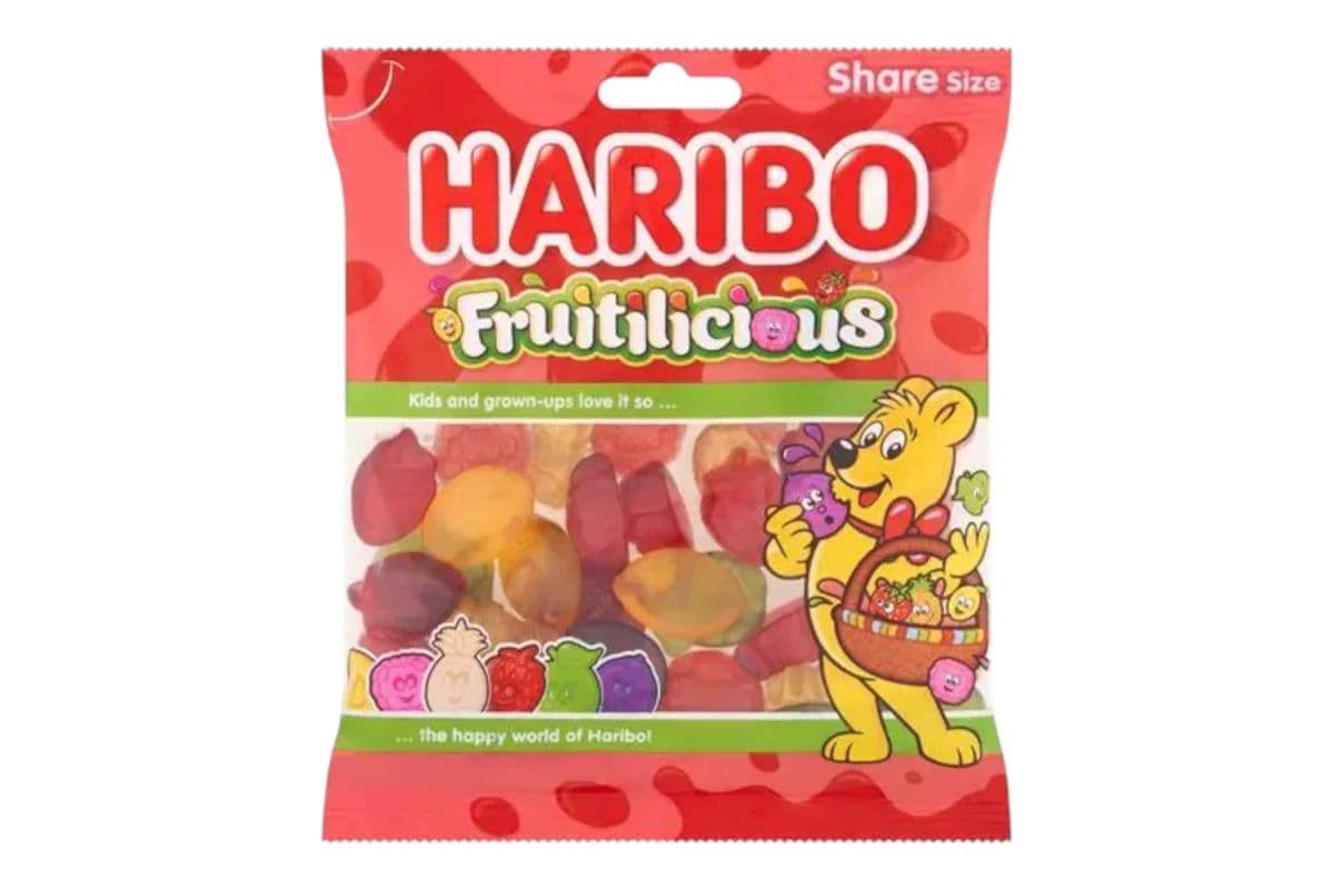 Haribo Fruitilicious (150g) (284 Cal)