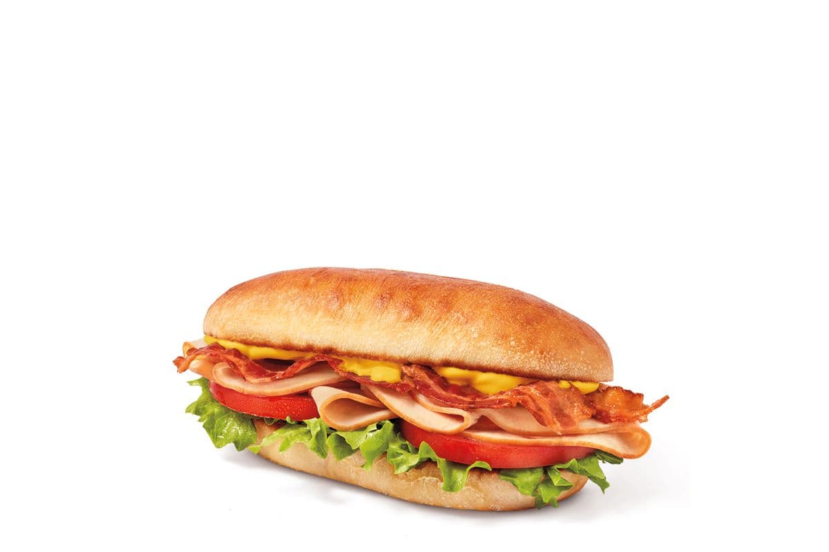 Turkey Bacon Club with Honey Mustard