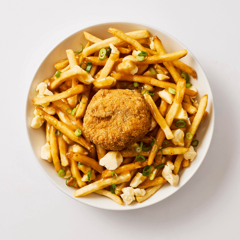 Poutine au poulet frit / Fried chicken poutine
