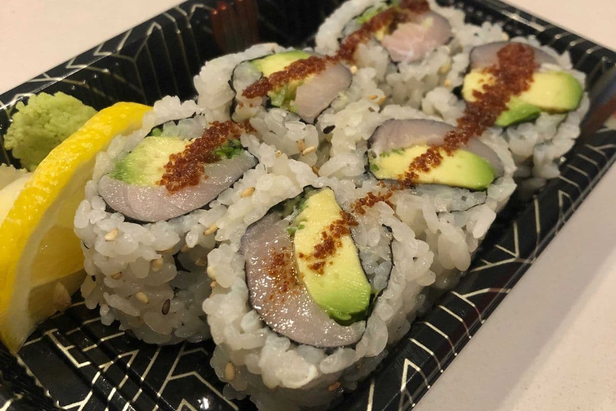 BC Tuna, Avocado, and Green Onion