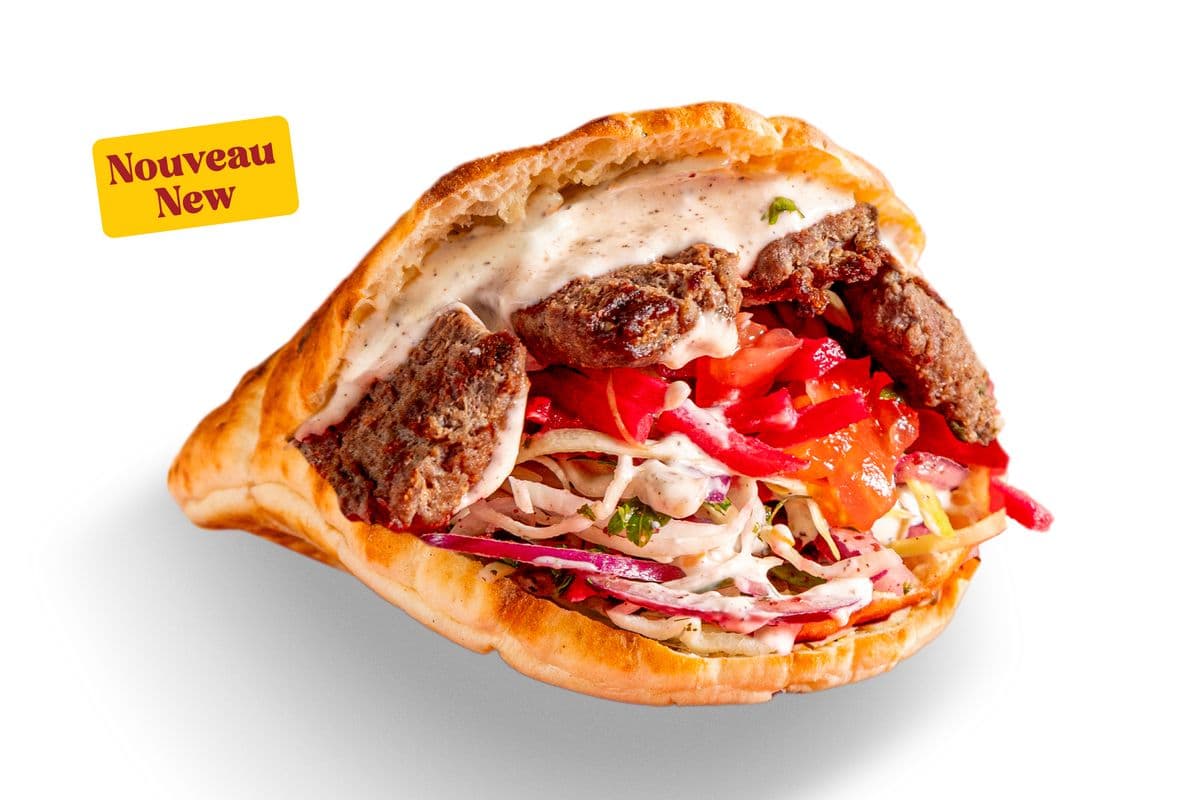 Oven-Baked Kafta Kabab Pita