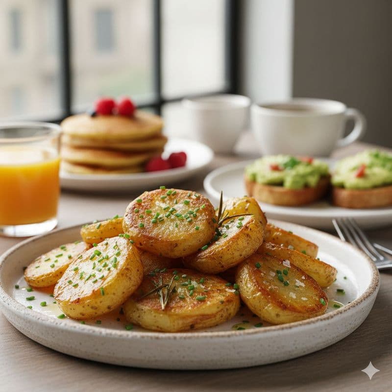 Side Smashed Potatoes
