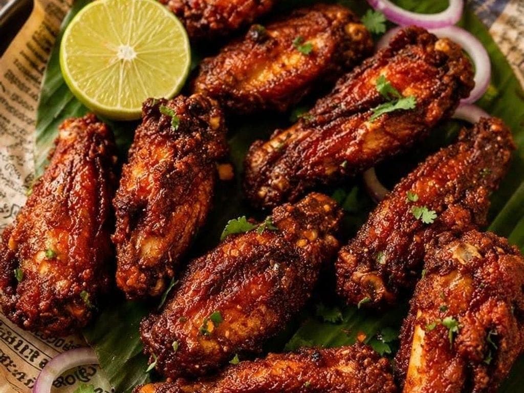 Masala Chicken Wings.