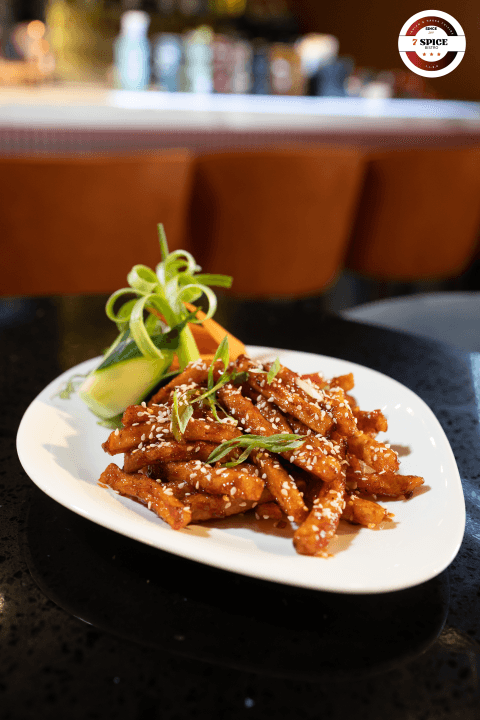 Honey Chilli Potatoes