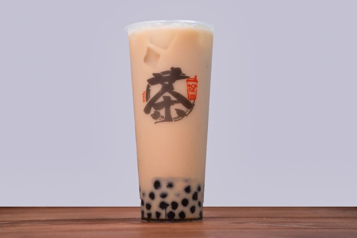 1A. Thé au lait classique avec perles de tapioca / Classic milk tea with tapioca/經典珍珠奶茶(經典奶茶+黑珍珠)
