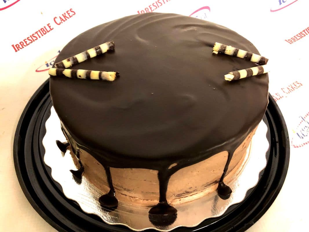 8" Eggless Chocolate Chocolate Cake (8" (Apx 4 lb))