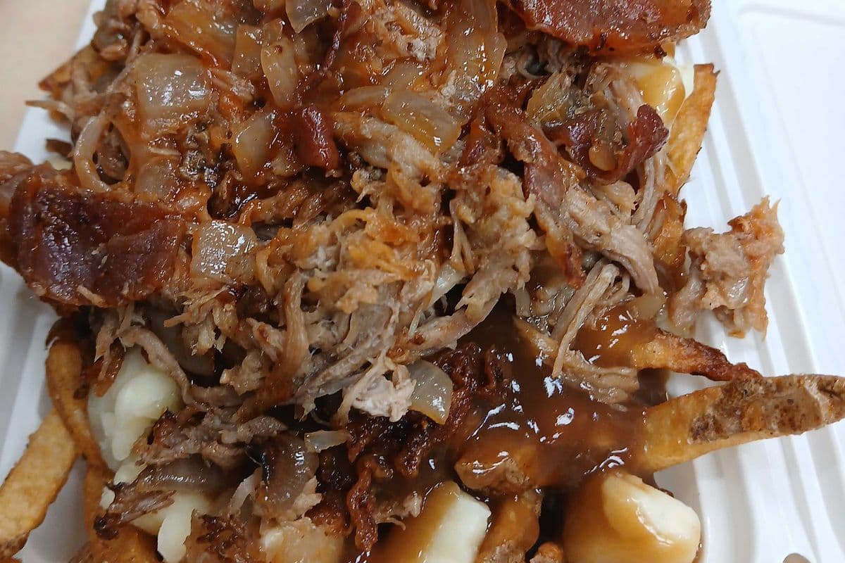 Pork Bacon Texas Poutine