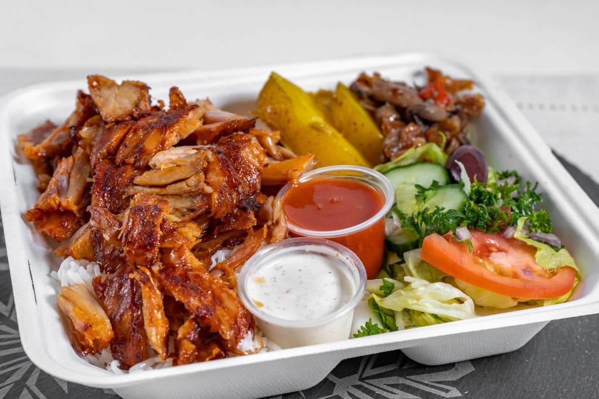 6. Large Chicken Shawarma Plate