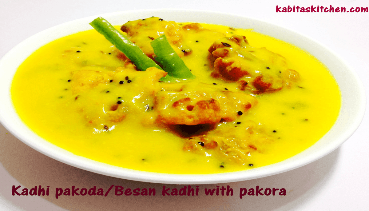 Kadhi Pakora & a butter naan