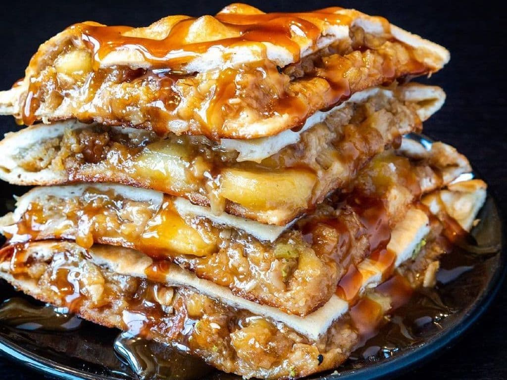 Apple Crumble Naan