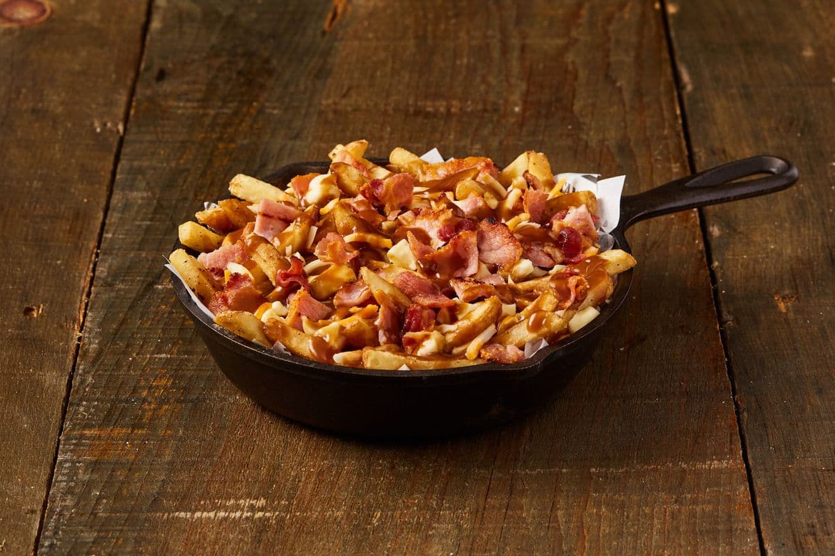 Double Bacon & Cheese Poutine