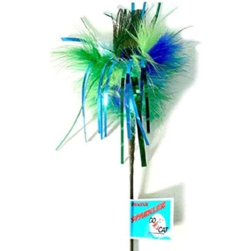 Go Cat Long Peacock Sparkler: 36 Teaser Wand