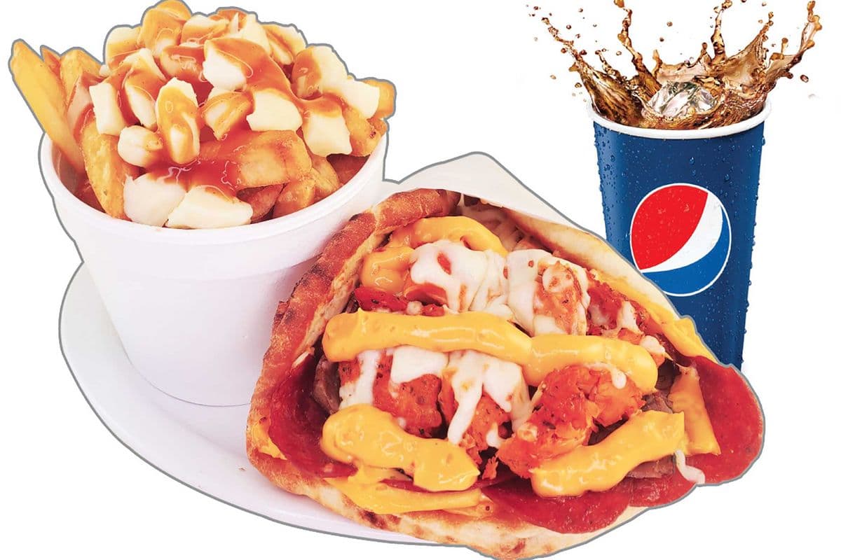 C-9. Pita Mexicaine et poutine