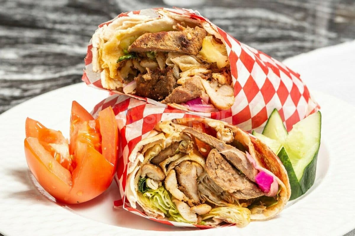 Mixed Wrap - Chicken and Beef Donair(Large)