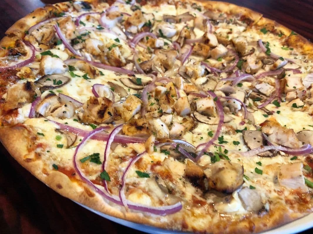 Chicken Pesto Pizza