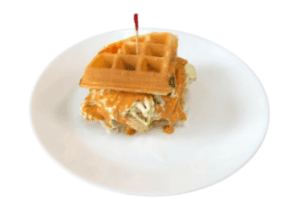 Hello Junior Chicken waffle sandwich Combo