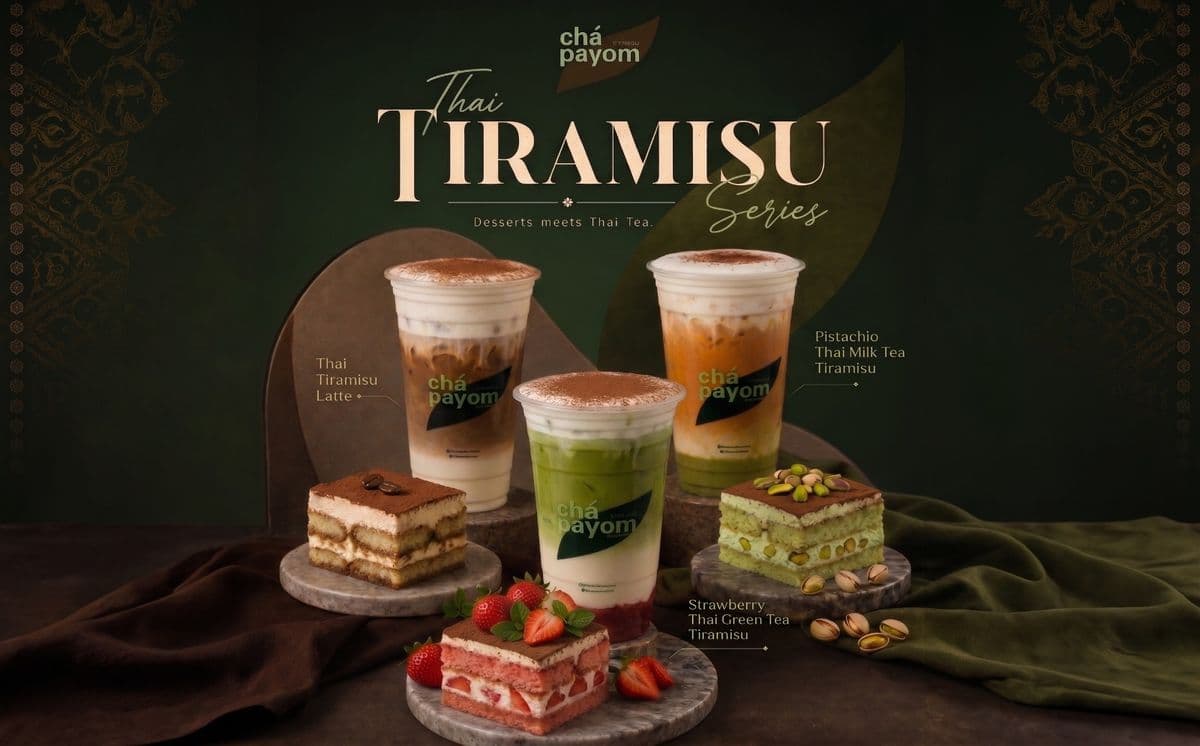 Strawberry Thai Green Tea Tiramisu (Large only)