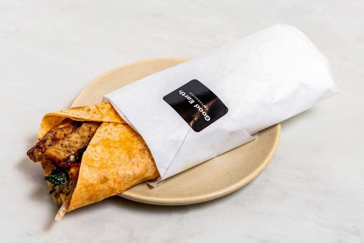 Roast Chicken and Sun-dried Tomato Wrap