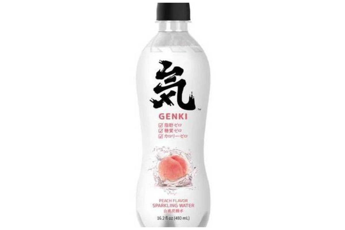 Genki Forest · Peach Flavor Sparkling Water (480mL)