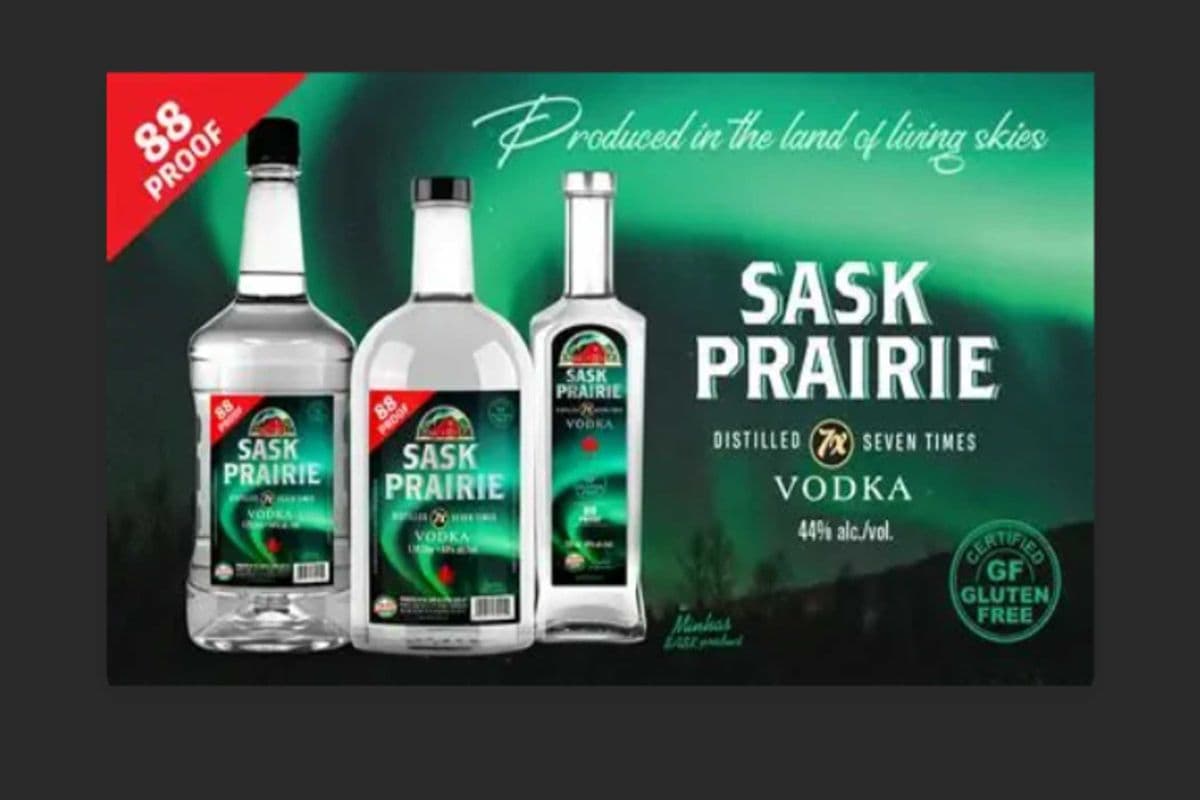 SASK PRAIRIE VODKA 375ML (1 x 375ML)