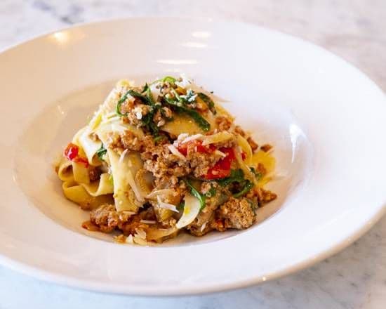 Pappardelle with Italian Sausage