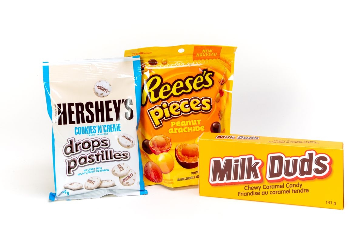 Hershey's Chocolate Pouches, Minis, and Boxes