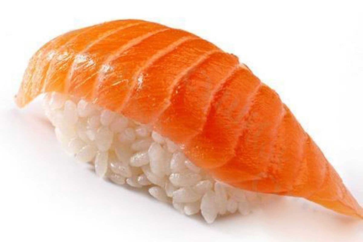 33. Smoked Salmon Nigiris (2 pcs)