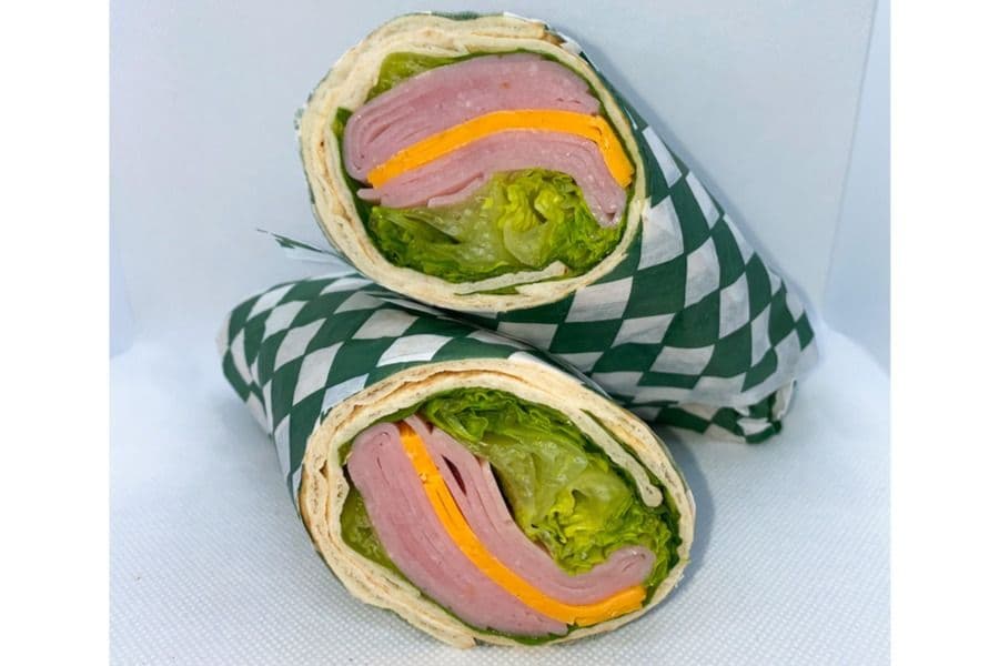 Ham & Carrot Wrap