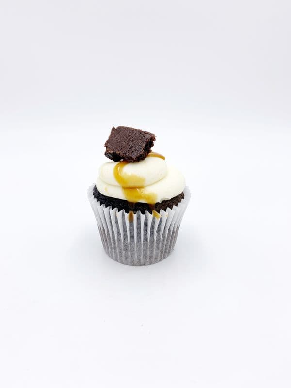 Salted Caramel Brownie cupCAKE