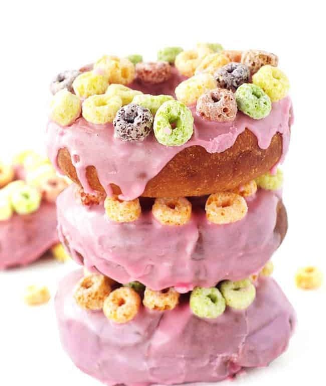 12 mini donuts fruit loops