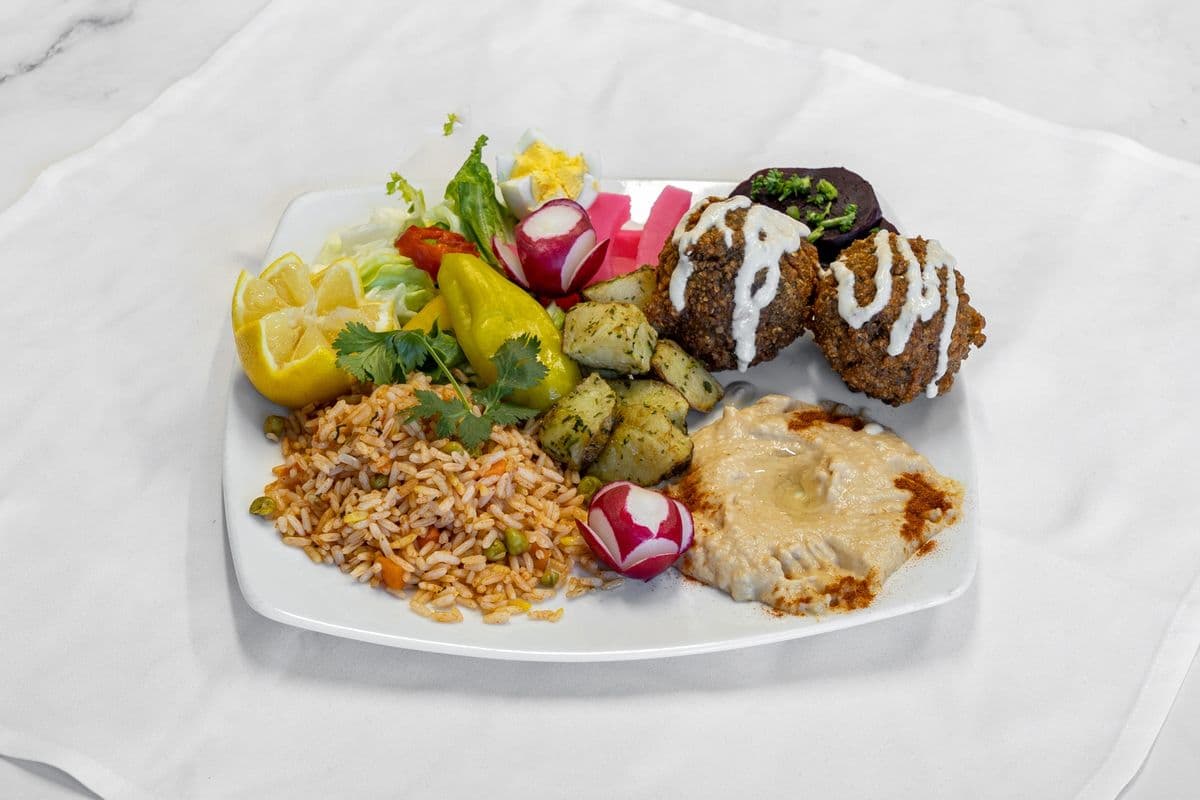 Assiette de falafel