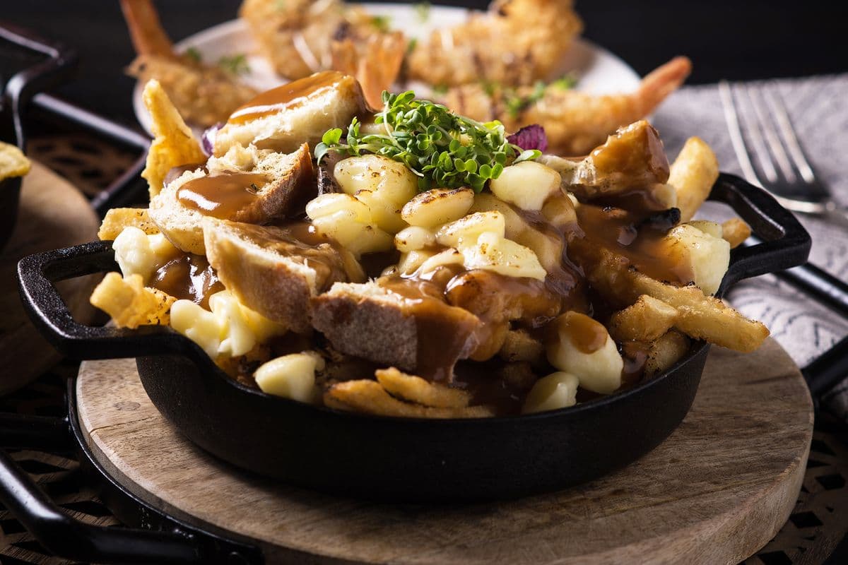 Poutine à l'oignon française / French onion poutine