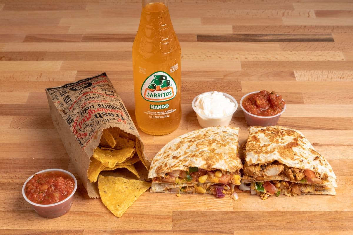 Jerk Chicken Quesadilla Combo