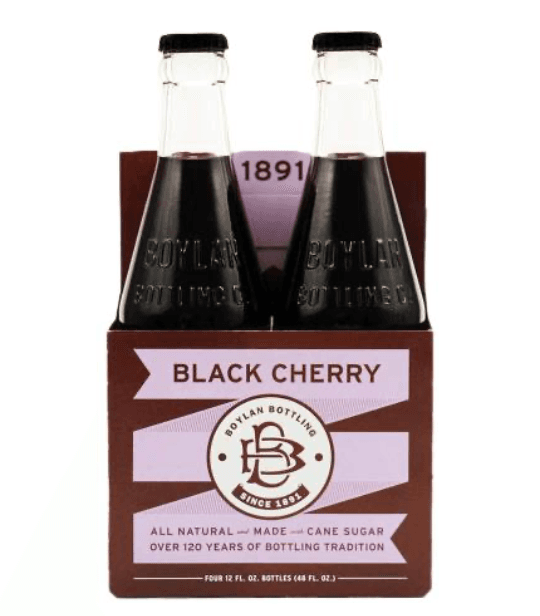 Boylan 1891 Cane Sugar Soda Black Cherry, 355mL