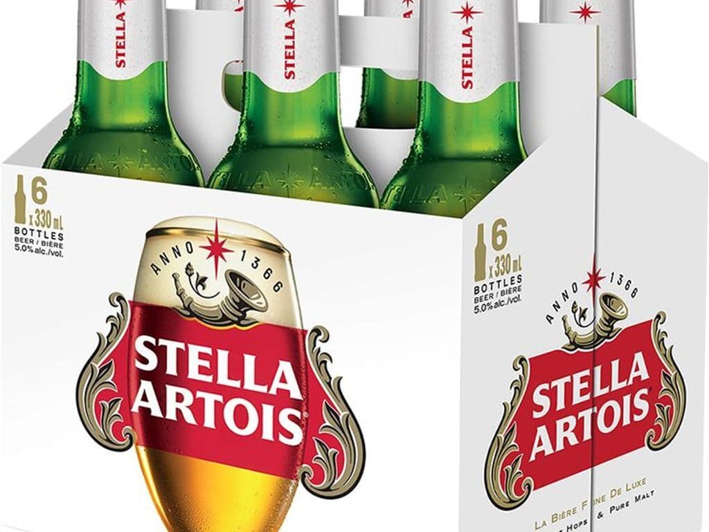 Stella Artois Pilsner Bottles (355 ml x 6 ct)