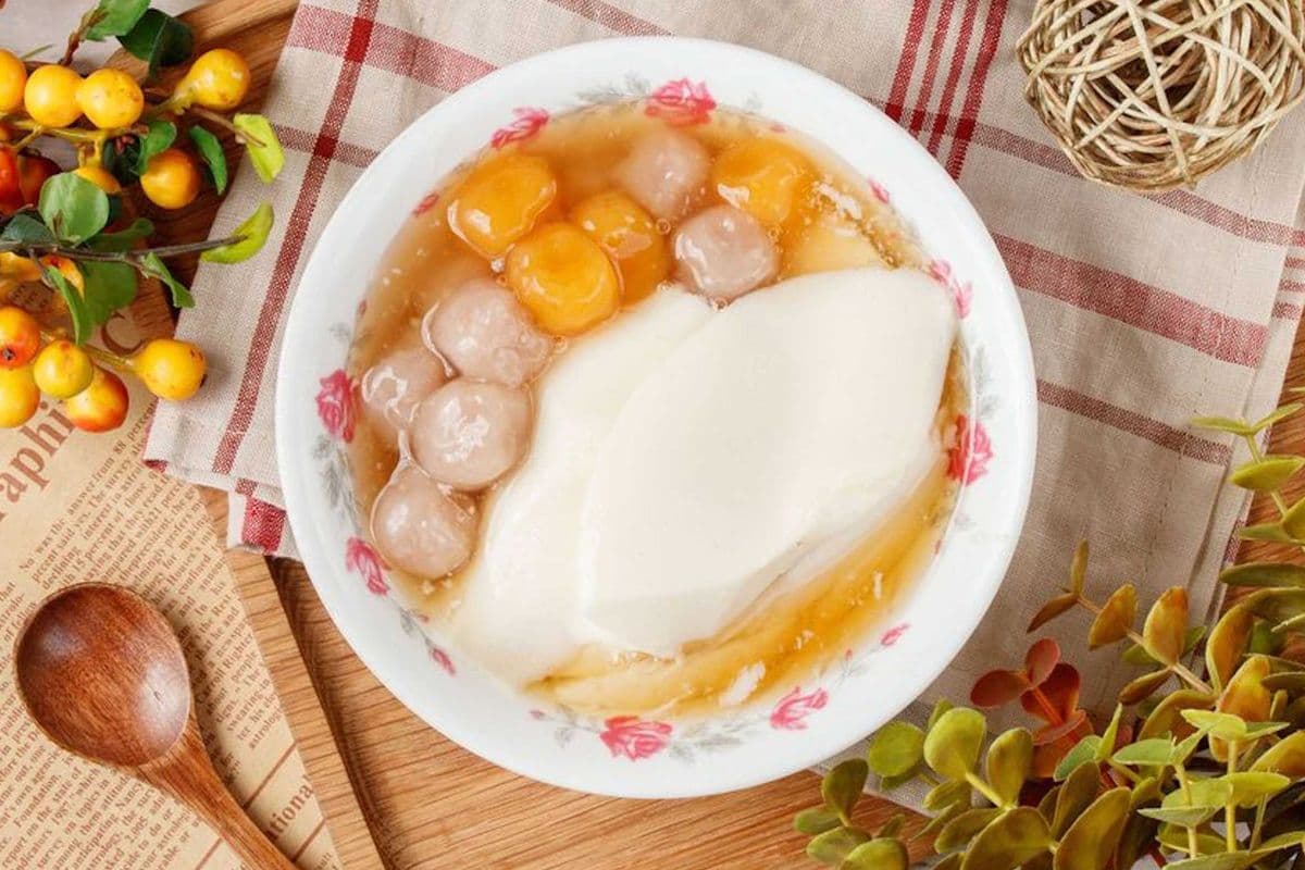 🍧DIY Sweet Tofu Pudding Bowl Dessert DIY嫩Q甜豆花碗