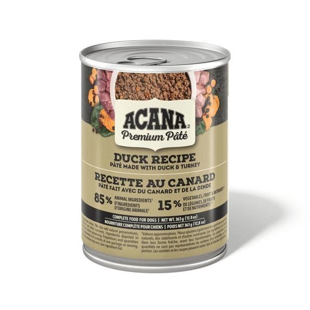 Acana Premium Pate Wet Dog Food Duck Recipe 363 g