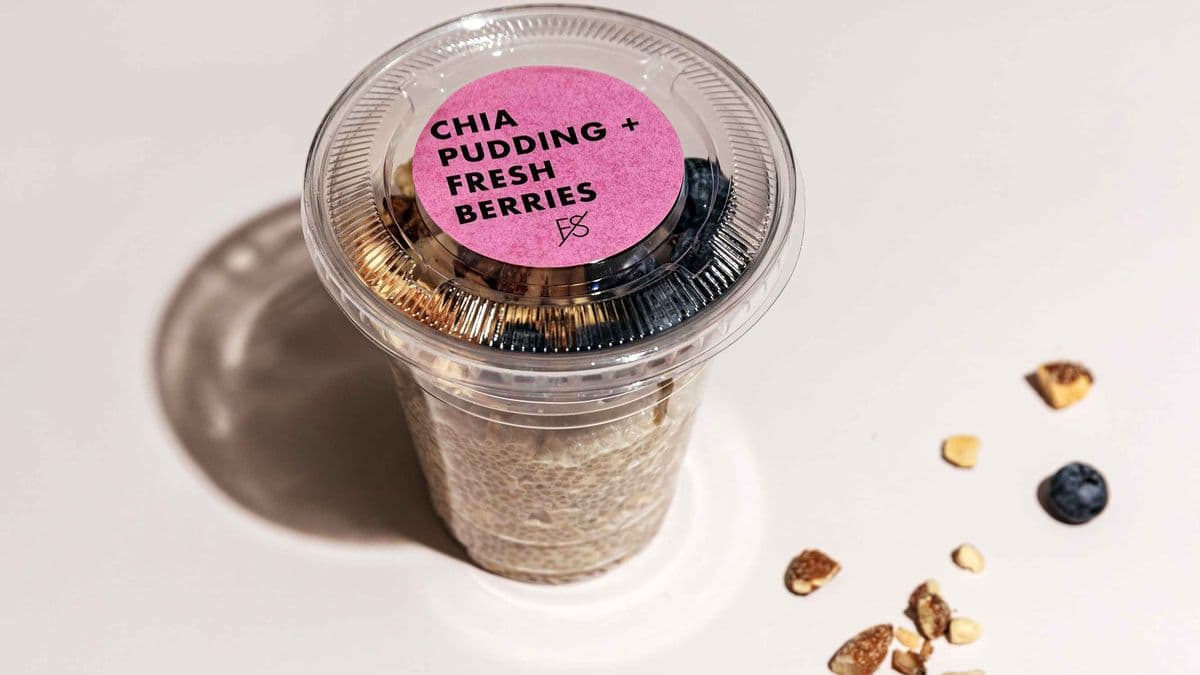 Chia Pudding + Fresh Berries