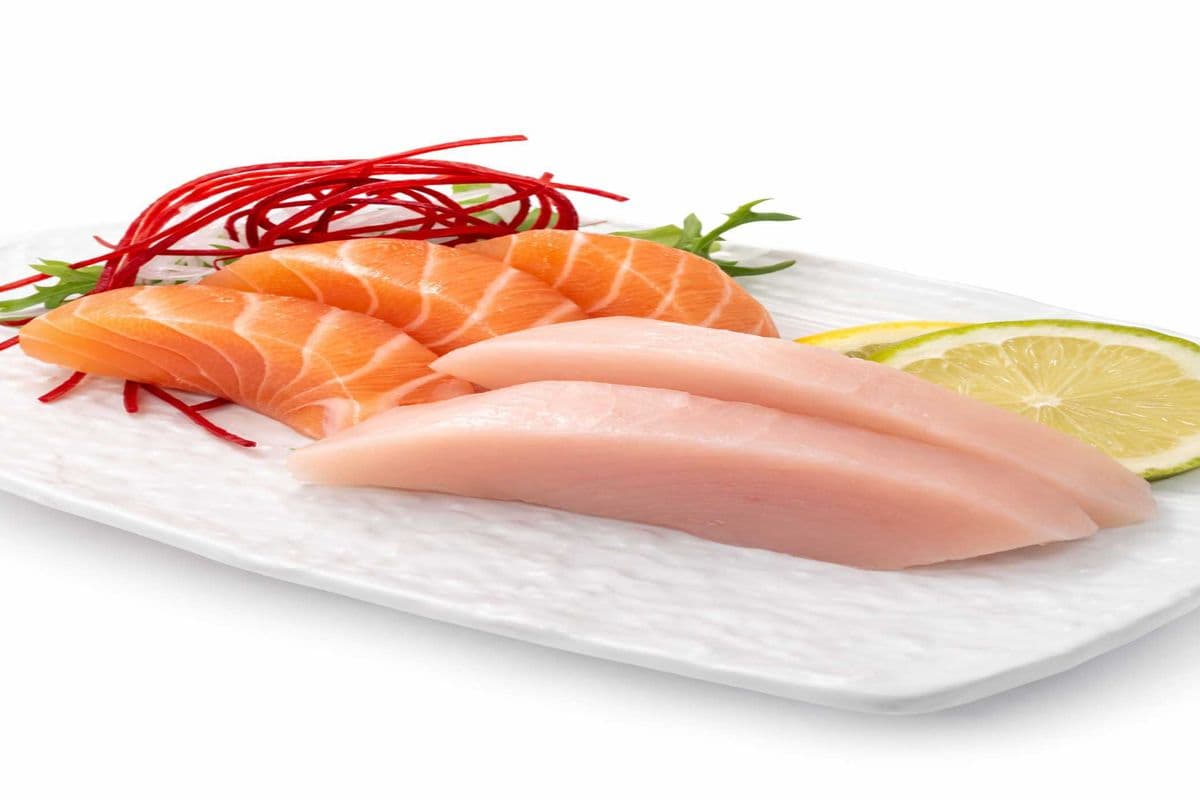 Half Tuna and Salmon Sashimi (5pc)