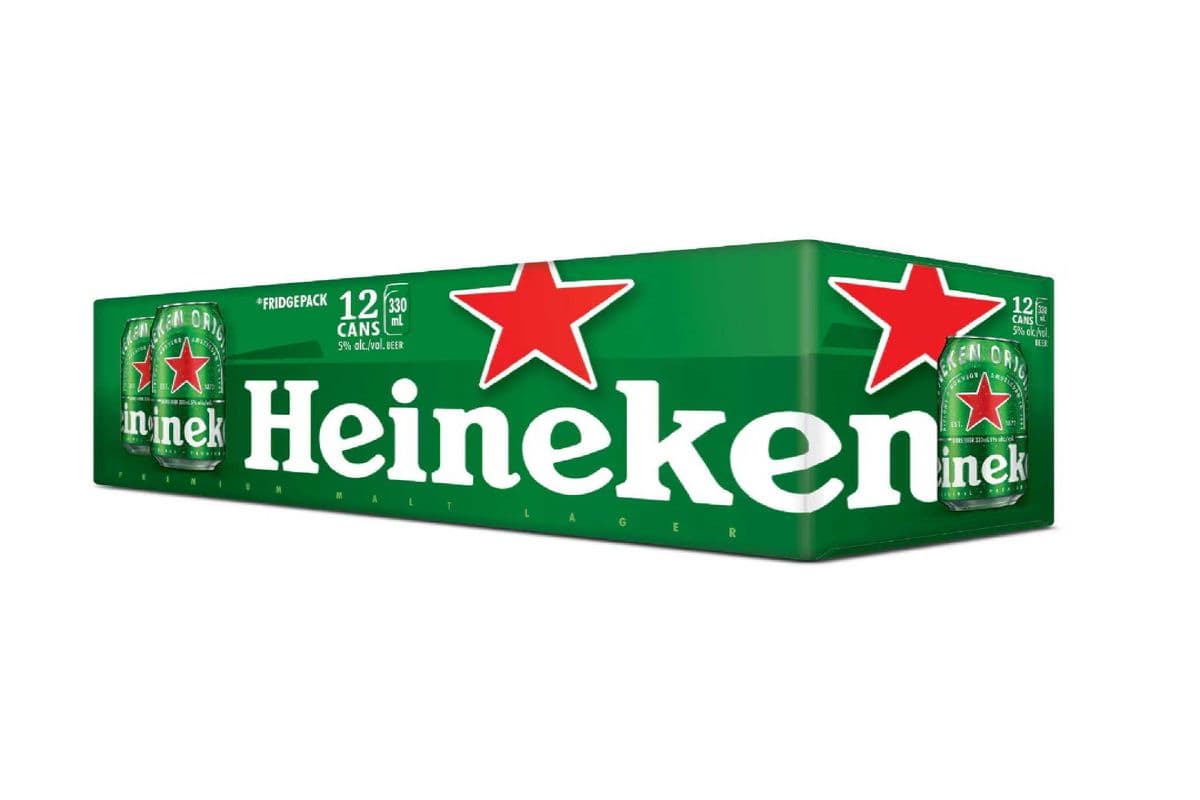 Heineken Pale Lager Beer 12 Cans (12 x 330ml)