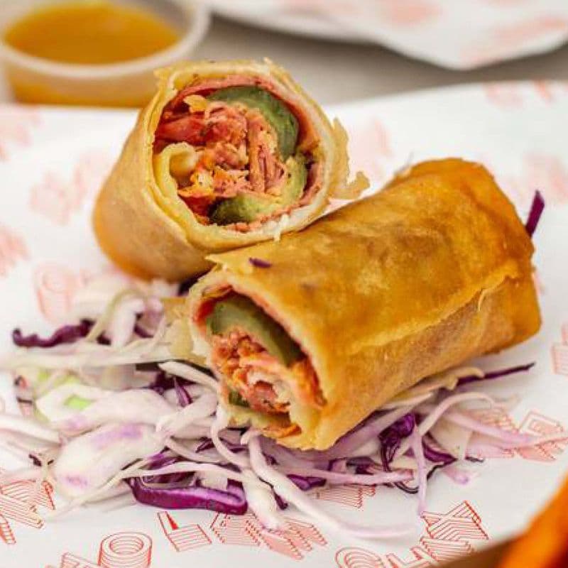 Eggroll viande fumée jumbo / Jumbo Smoke Meat Eggroll