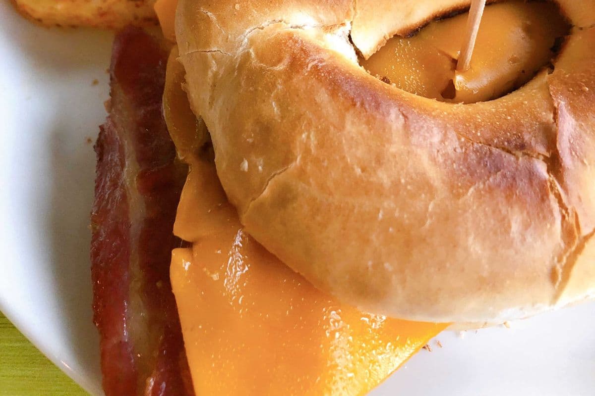 Breakfast Bagel Sandwich